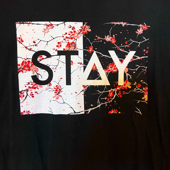 STAY WEAR Japanese Cherry Blossoms tshirt, Unisex Medium - Picture 1 of 6